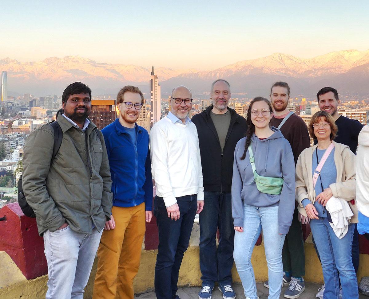 group of people visiting Chile