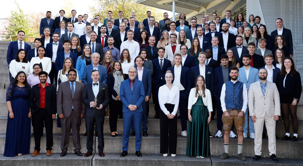 graduates and professors